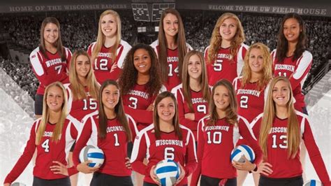 wisconsin volleyball team pics uncensored|Private photos of UW volleyball players shared